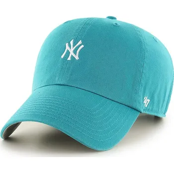 Čepice Čepice 47brand New York Yankees s aplikací B.BSRNR17GWS.NU tyrkysová 66X, vel. ONE SIZE