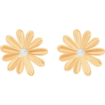 Náušnice Pozlacené náušnice Lilou Margaret 206/KOL/MP/1/PO zlatá GLD, vel. ONE SIZE