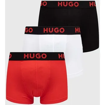 Pánské oblečení Boxerky HUGO 3-pack 50496723 vícebarevná MLC, vel. S