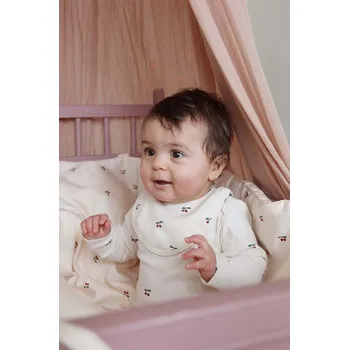 Dětský podbradník Konges Sløjd 2 PACK BIBS 2-pack KS3552 růžová 30X, vel. ONE SIZE