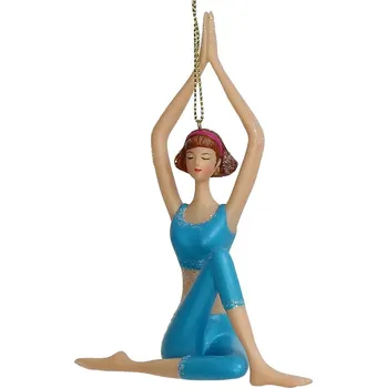 Závěsná dekorace home & lifestyle modrá barva MAS.8365 55X