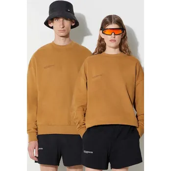 Dámská mikina Bavlněná mikina Pangaia hnědá barva, s potiskem 10000183 88X, vel. XL