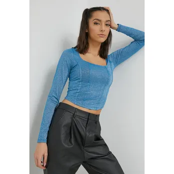 Dámská halenka Halenka Hollister Co. KI339.2793.221 modrá 55X, vel. XL