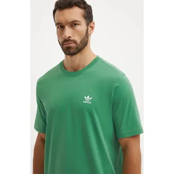 Pánské tričko Bavlněné tričko adidas Originals IZ2106 zelená 77X, vel. S