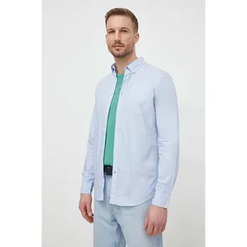 Pánská košile Košile Pepe Jeans Prince regular, s límečkem button-down, PM308270 modrá 55X, vel. XXL