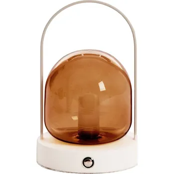 Lampička Bezdrátová stolní LED lampa Light & Living Yeremi 1889661 hnědá 88A