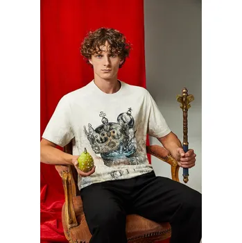 Tričko Medicine RW25-TSM860 béžová 02A, vel. L