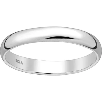 Prsten Stříbrný prsten kroužek 3 mm Velikost: 4/47-48 Ag 925/1000