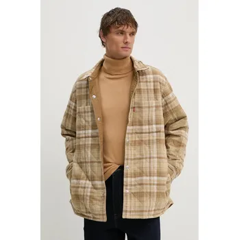 Dámská bunda Oboustranná džínová bunda Levi's A8553 béžová 80X, vel. XL