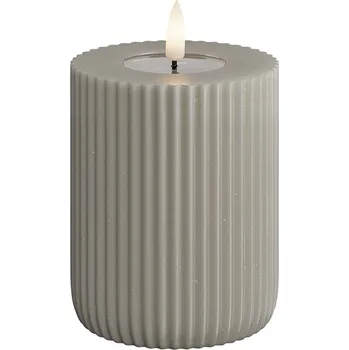 Svíčka LED svíčka Deluxe Homeart 7,5 x 10 cm RF.R.0018 béžová 08X