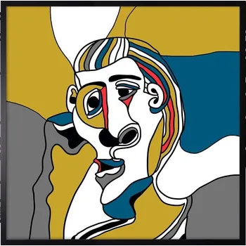 Obraz Reprodukce na zarámovaném papíře 70x70 cm 1549201.5321 vícebarevná MLC