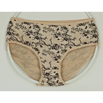 Kalhotky TIMANNI Bambusové kalhotky vzor 921 Velikost: XL- 2XL, Barva: hnědá