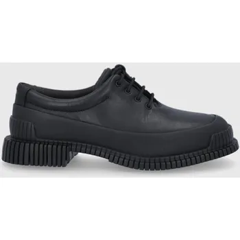 Dámské polobotky Kožené polobotky Camper Pix dámské, černá barva, na plochém podpatku, K200687-030 K200687.030 99X, EUR 38