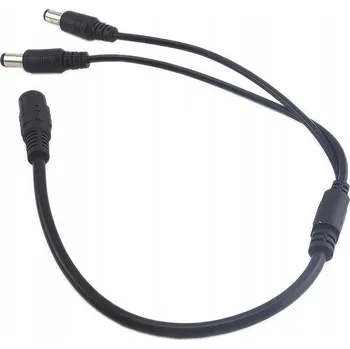 LED páska Berge Rozbočovač s konektory 5,5/2,1 mm 1 v 2 mono kabelech