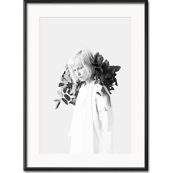 Obraz Reprodukce na zarámovaném papíře 154330 černá 99A