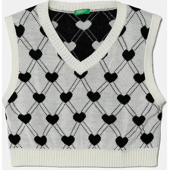 Chlapecká vesta Dětská vesta United Colors of Benetton 1070Q400J.G.Seasonal béžová 01X, vel. 160