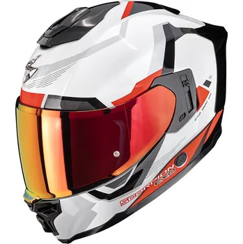 Helma na motorku SCORPION přilba EXO-1500 AIR Arena white/red - S