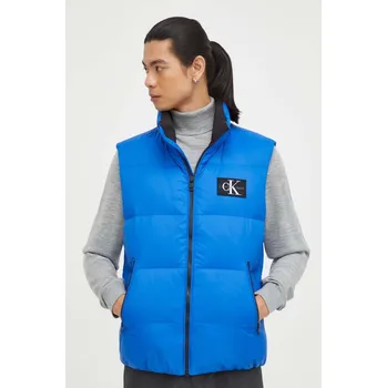 Dámská vesta Péřová vesta Calvin Klein Jeans J30J323473 modrá 55C, vel. L