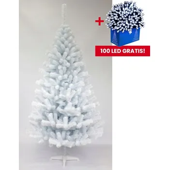 Vánoční stromek Pohádkový vánoční stromek jedle bílé barvy 180 cm