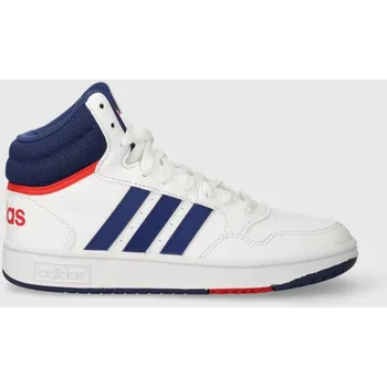Chlapecká obuv Dětské sneakers boty adidas Originals HOOPS 3.0 MID K bílá barva GZ9647 00X, EUR 29