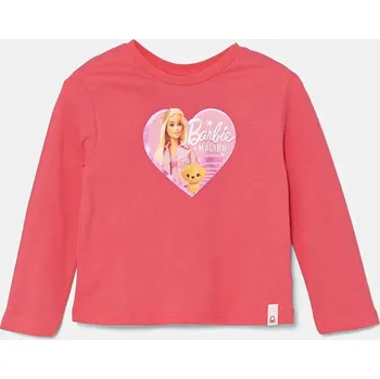 Chlapecké tričko Dětské bavlněné tričko s dlouhým rukávem United Colors of Benetton růžová barva, 3ATNG10HJ 3ATNG10HJ.P.Seasonal 30X, vel. 82