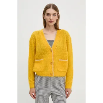 Dámské oblečení Vlněný svetr American Vintage BYM19AH24 žlutá 10A, vel. M/L