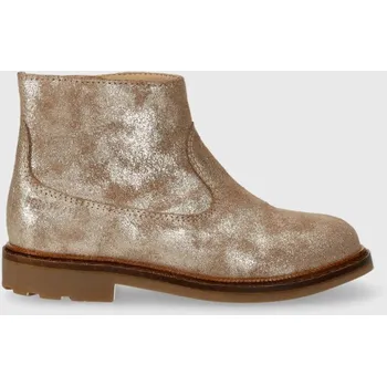 Dětská sportovní obuv Dětské semišové boty Pom D'api SISTER BOOTS P1EFDF0405.24.27 béžová 01X, EUR 25