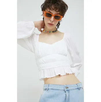 Dámská halenka Halenka Hollister Co. KI340.3136.100 bílá 00X, vel. XL