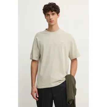 Pánské tričko Bavlněné tričko Boss Orange 50528468 béžová 12X, vel. XL