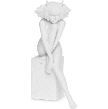 Dekorativní figurka Christel 23 cm Býk DK94134 bílá 00X