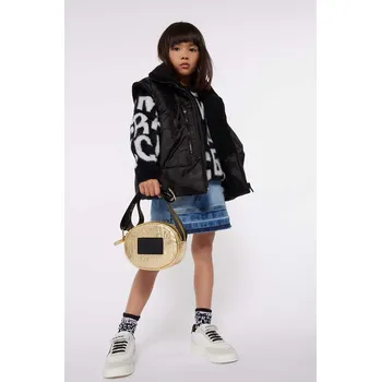 Dívčí vesta Dětská oboustranná vesta Marc Jacobs W60299.114.150 černá 99X, vel. 114