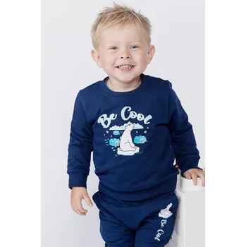 Chlapecká mikina Dětská bavlněná mikina Lego LWSCOPE 600 12011361 námořnická modř 59X, vel. 80