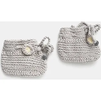 Dámské pantofle Kojenecké pantofle United Colors of Benetton šedá barva, 6VEEA8009 6VEEA8009.W.Seasonal 09X, EUR ONE SIZE