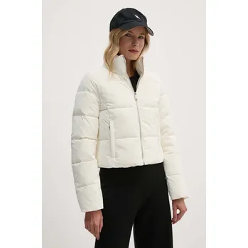 Bunda Calvin Klein Jeans dámská, béžová barva, zimní, J20J224428 01X, vel. L