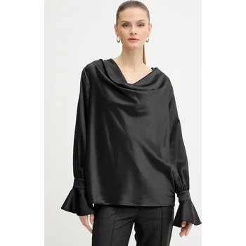 Dámská halenka Halenka Pinko dámská, černá barva, hladká, 105961 A2YM 105961.A2YM 99X, vel. 36