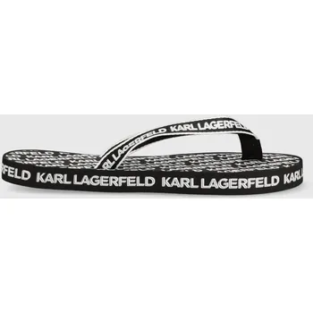 Dámské žabky Žabky Karl Lagerfeld KOSTA MNS pánské, černá barva, KL71003 KL71003.Y01 99X, EUR 36/37