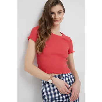 Tričko Pepe Jeans Cara PL505492.217 červená 33X, vel. XL