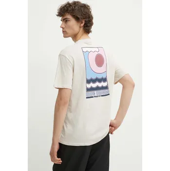 Pánské tričko Bavlněné tričko Protest Prtrudge 1711743 béžová 08X, vel. M