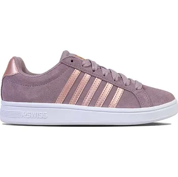 Dámské tenisky Kožené sneakers boty K-Swiss COURT TIEBREAK SDE 97012.094.M fialová 40X, EUR 38
