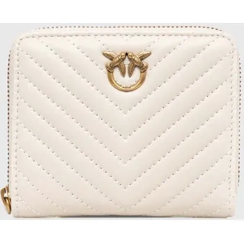 Peněženka Kožená peněženka Pinko bílá barva, 100249.A0GK 01X, vel. ONE SIZE