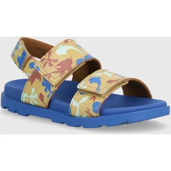 Dívčí sandály Dětské kožené sandály Camper K800598.B.28.34 modrá 95X, EUR 34