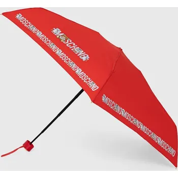 Deštník Deštník Moschino červená barva, 8123 8123.beige 33X, vel. ONE SIZE