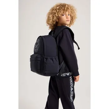 Chlapecká mikina Dětská mikina Emporio Armani tmavomodrá barva, s potiskem, 6D4MJG 1JHSZ 6D4MJG.1JHSZ 59X, vel. 128