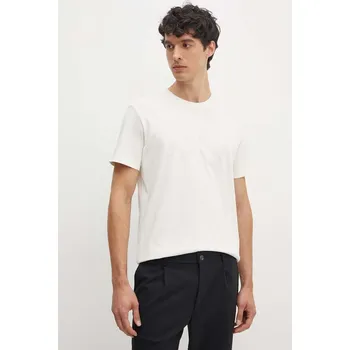 Bavlněné tričko Calvin Klein Jeans J30J325916 béžová 01X, vel. M