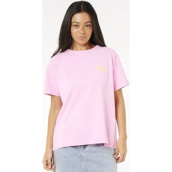 Pánské tričko Tričko Rip Curl ALOHA RELAXED TEE Pastel Pink velikost S