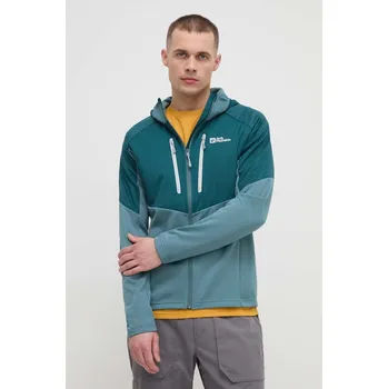 Pánská větrovka Sportovní bunda Jack Wolfskin Alpgrat Pro 1711291 zelená 77X, vel. L