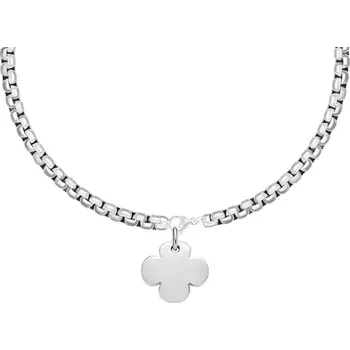 Náhrdelník Postříbřený náhrdelník Lilou A03/MARKET/ANS/244 stříbrná SLV, vel. ONE SIZE