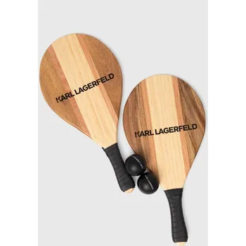 Set na plážový tenis Karl Lagerfeld 231M3942 béžová 02A