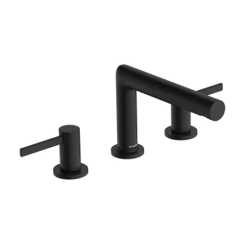 Hansgrohe Zesis S - 3-otvorová umyvadlová baterie 100 s odtokovou soupravou, černá matná 74733670