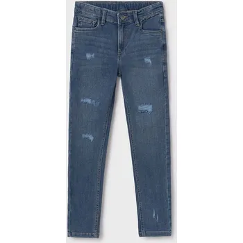 Chlapecké kalhoty Dětské rifle Mayoral denim rubbed 7538.7D.Junior.9BYH modrá 55X, vel. 172